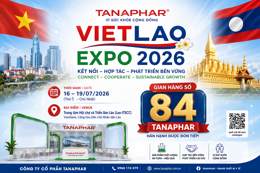 TANAPHAR THAM GIA HỘI CHỢ THƯƠNG MẠI QUỐC TẾ VIỆT NAM - LÀO (VIETLAO EXPO 2026) – KẾT NỐI HỢP TÁC, MỞ RỘNG THỊ TRƯỜNG TRANG THIẾT BỊ Y TẾ VIỆT NAM – LÀO
